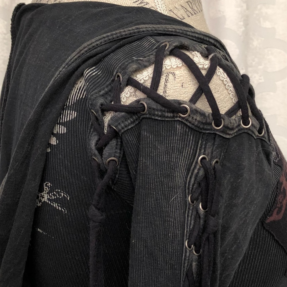 Blackpool Black Hooded Dress - Picture 5 of 6